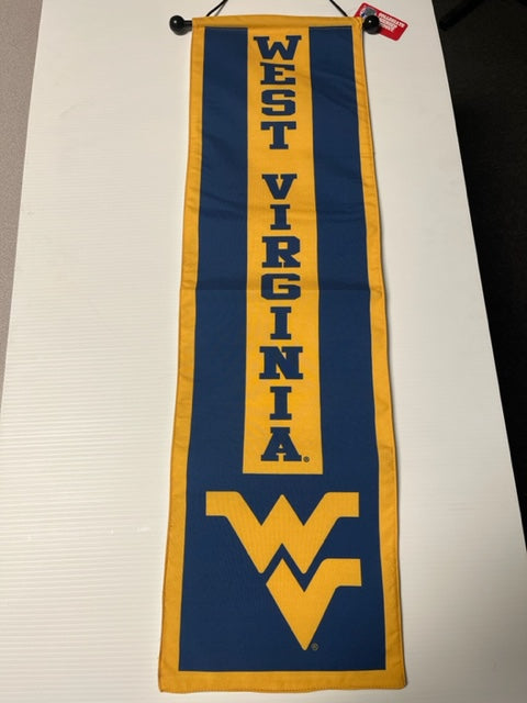 WVU Hanging Vertical Banner