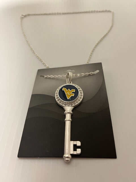 WVU Key Necklace