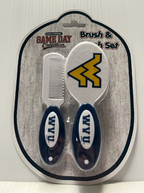 WVU Kids Comb &amp; Brush Set