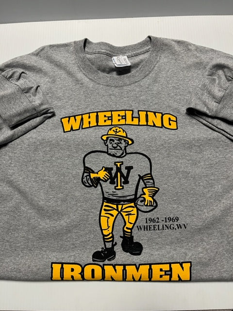 Wheeling Ironmen Grey Unisex Long Sleeve